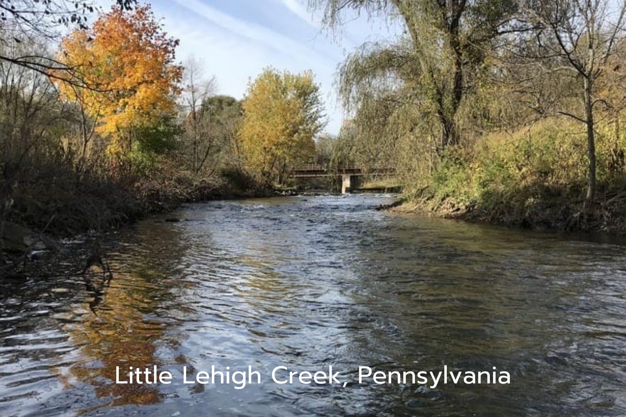 Little Lehigh Creek in Allentown, PA.